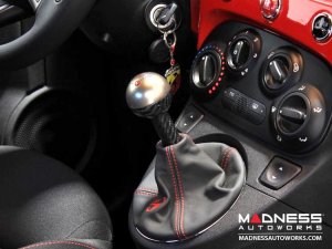 FIAT 500 Gear Shift Knob - Genuine ABARTH - Carbon Fiber